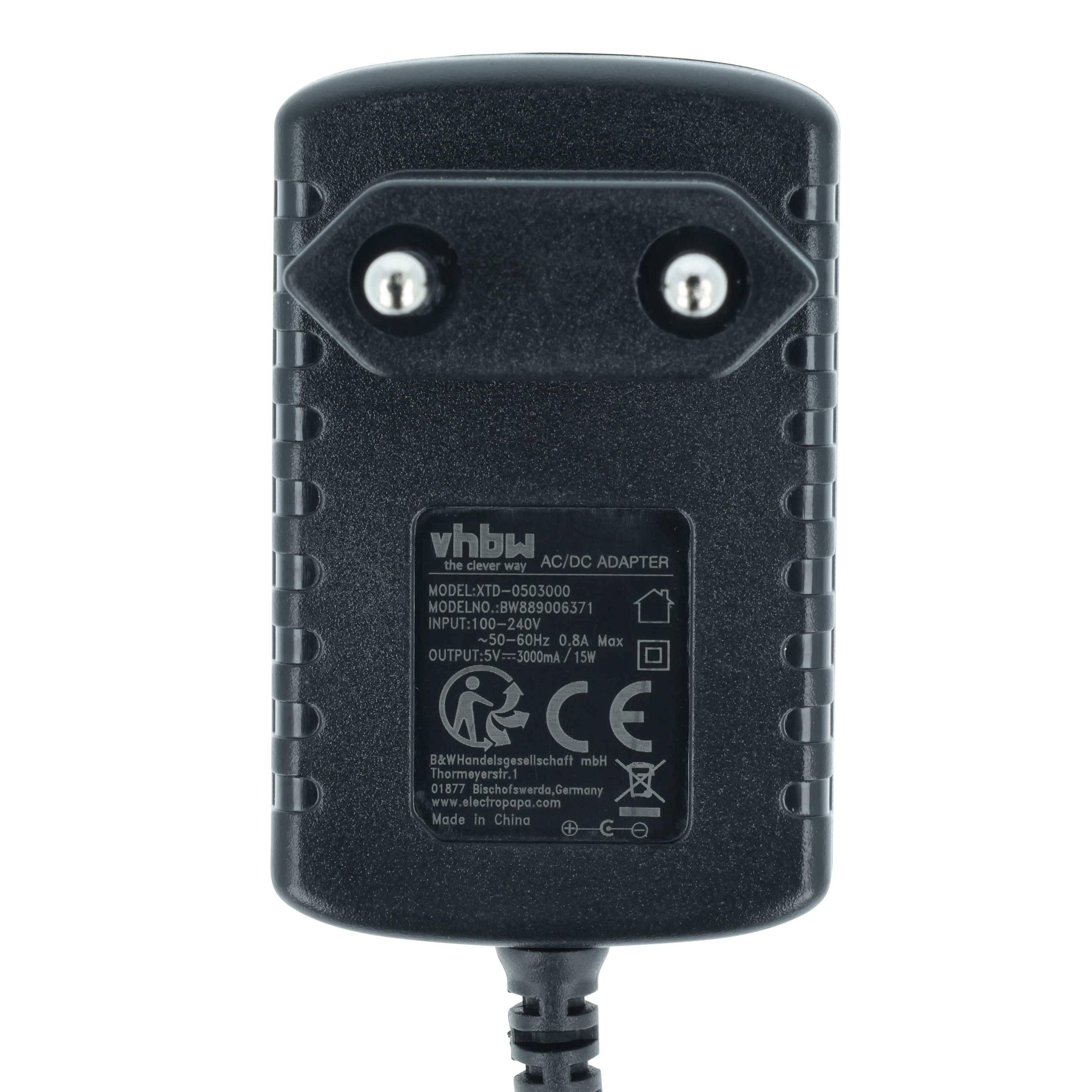 vhbw Netzteil kompatibel mit Gryphon I GFS44XX, QW21XX, GD44X0 POS Barcode Scanner, Handheld Laserscanner