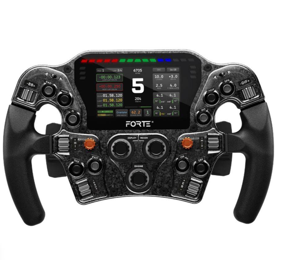 Asetek Forte Formula Pro Button Box 4.3 Zoll LCD aRGB