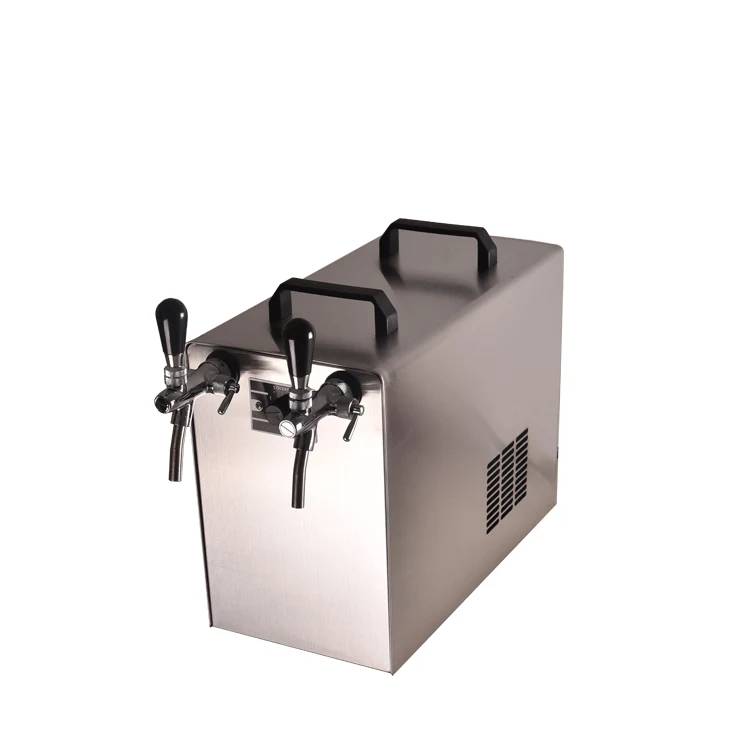 Bierzapfanlage Untertisch Komplettset STREAM 50 2-Leitungs Trockenkühler 55 l/h Typ G KEG 5l Adapter