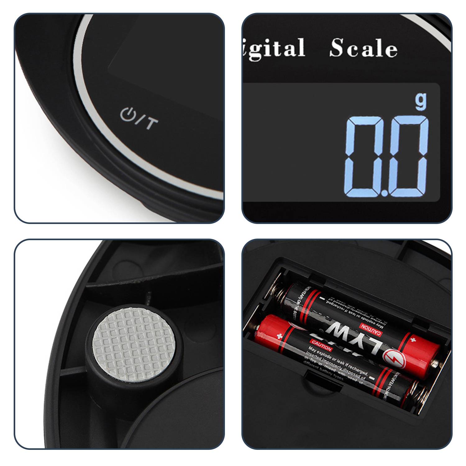 Elektronische Digitalwaage 5 kg mit 0,1 g Genauigkeit