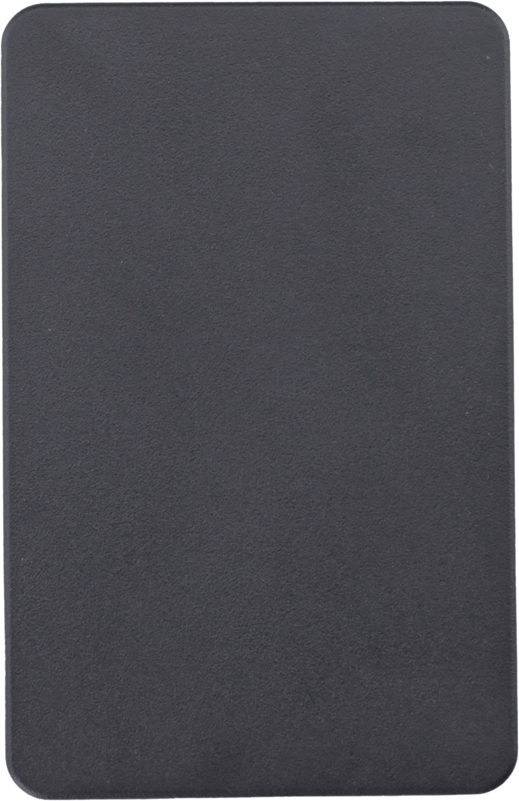 Eine leere graue Tafel wird gezeigt, bereit zum Schreiben oder Zeichnen.