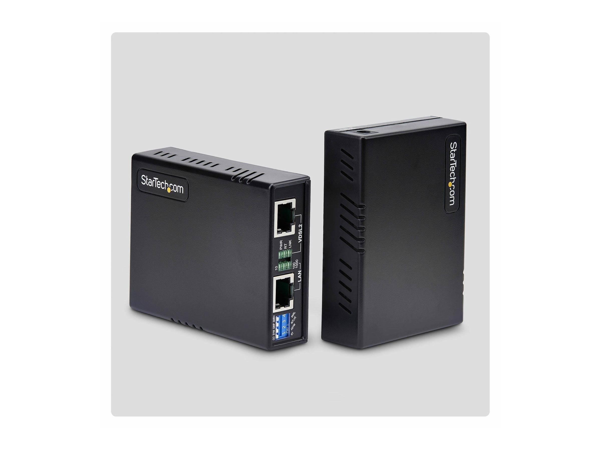 StarTech.com Extender Kit - Kurzstreckenmodem100Mb LAN - Ethernet over VDSL2 -