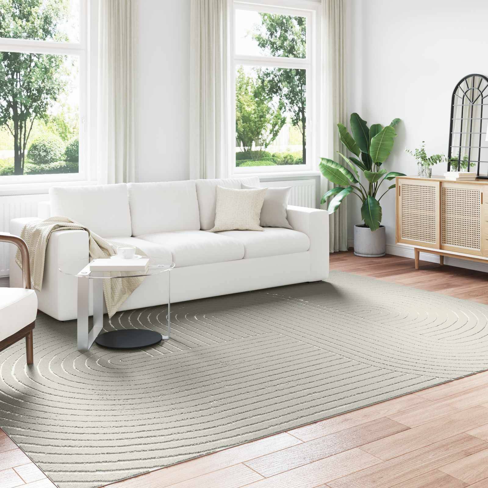 vidaXL Bereichsteppiche PALMERAS Grün 240 x 340 cm Polyester