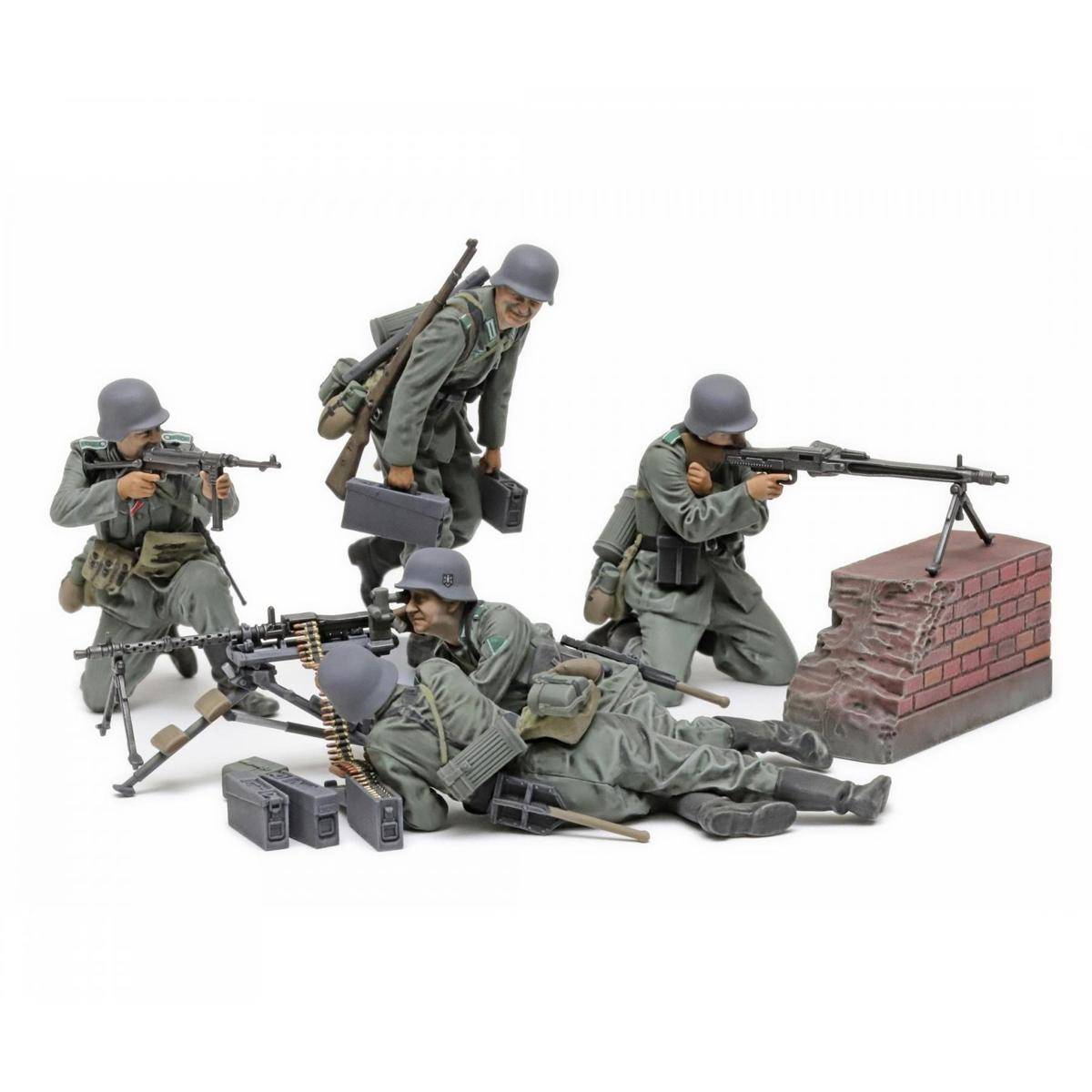 35386 - 1:35 Figuren-Set Deutsche MG Truppen (5) Mittel-WK2