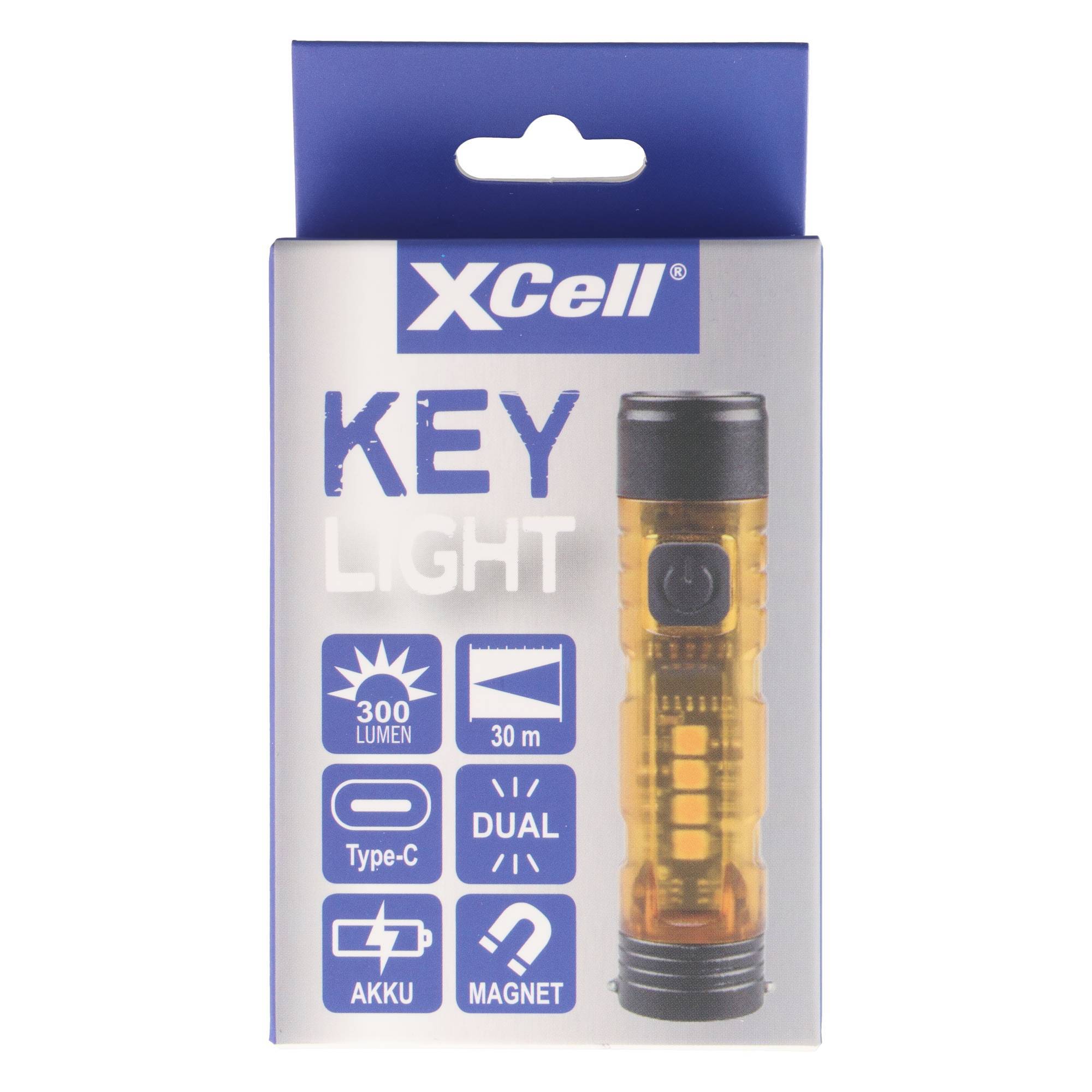 XCell Key-Light – kompakte duale Mini-Taschenlampe