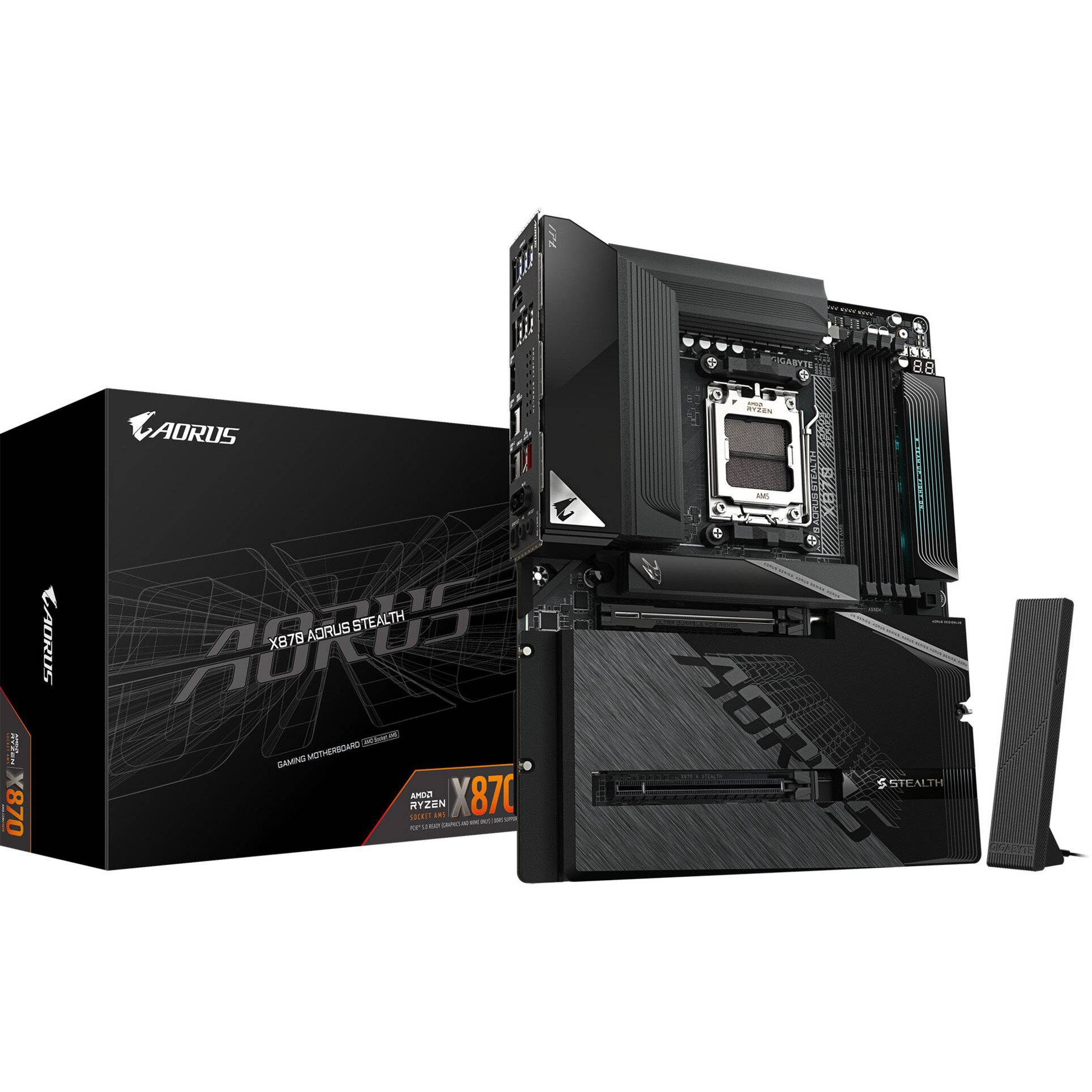 Gigabyte X870 AORUS STEALTH, (X870,AM5,ATX,DDR5)