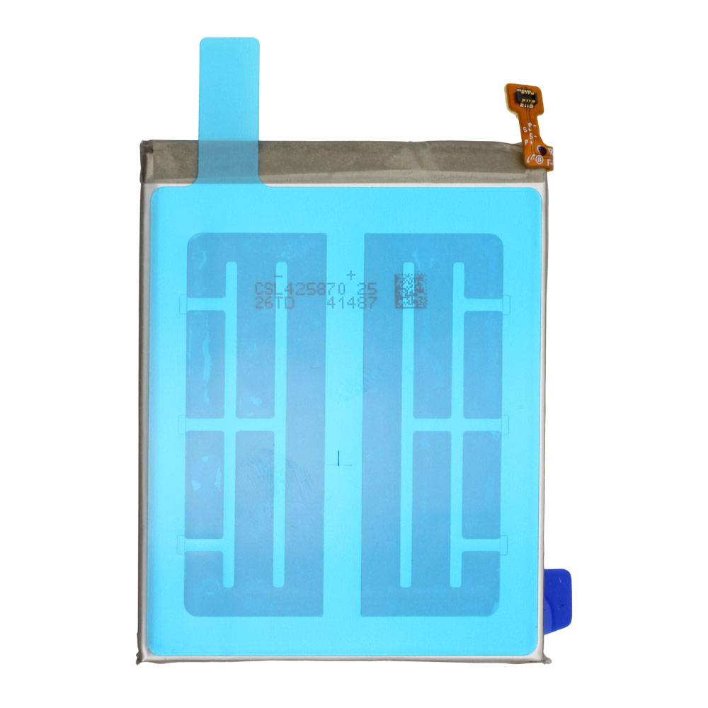 Blaupack mit Anschlüssen oben. Für elektronische Geräte konzipiert, zeigt das Pack Ladefähigkeiten und Energiespeicherung an.