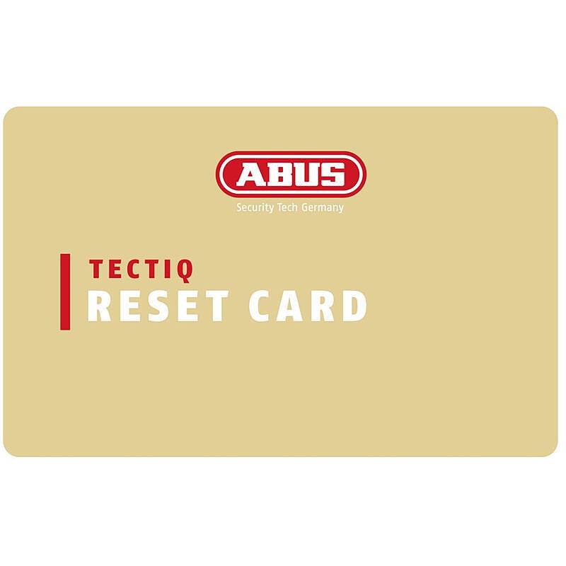 ABUS TECTIQ Reset Card, Zubehörartikel, Systemkarte, Reset-Karte | Funktionen:Data-on-Card Technologie (Schließmedien s