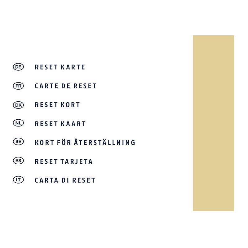 ABUS TECTIQ Reset Card, Zubehörartikel, Systemkarte, Reset-Karte | Funktionen:Data-on-Card Technologie (Schließmedien s