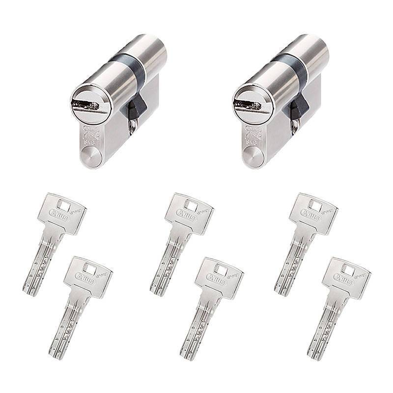 2er Abus Bravus.3500 MX Doppelzyl. 30/40 6 Schl., Sicherheitslevel:SEHR HOCH | Bravus.3500 MX Doppelzylinder-Set | Inte