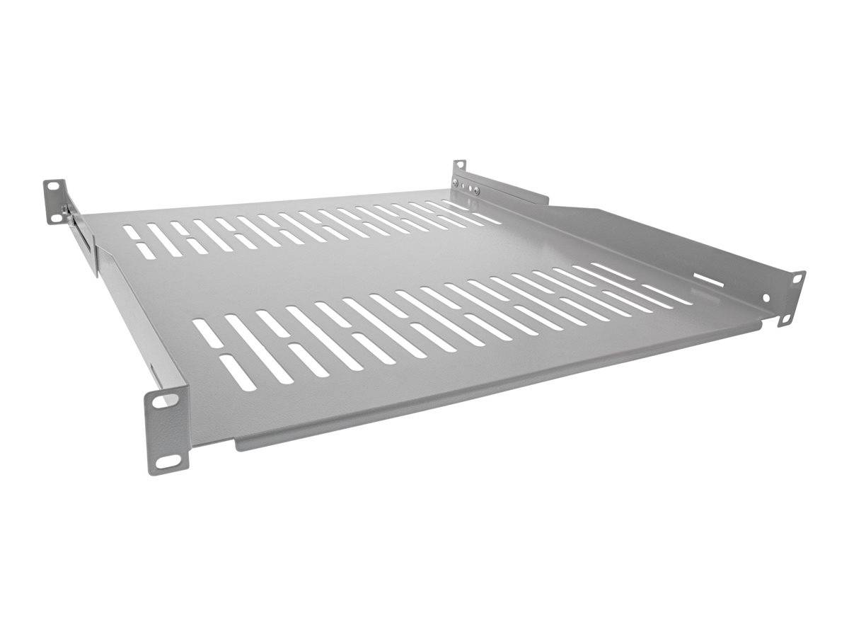InLine 19" Fachboden - 450mm - 50kg - 1HE - RAL 7035 grau1U - 48.3 cm (19")