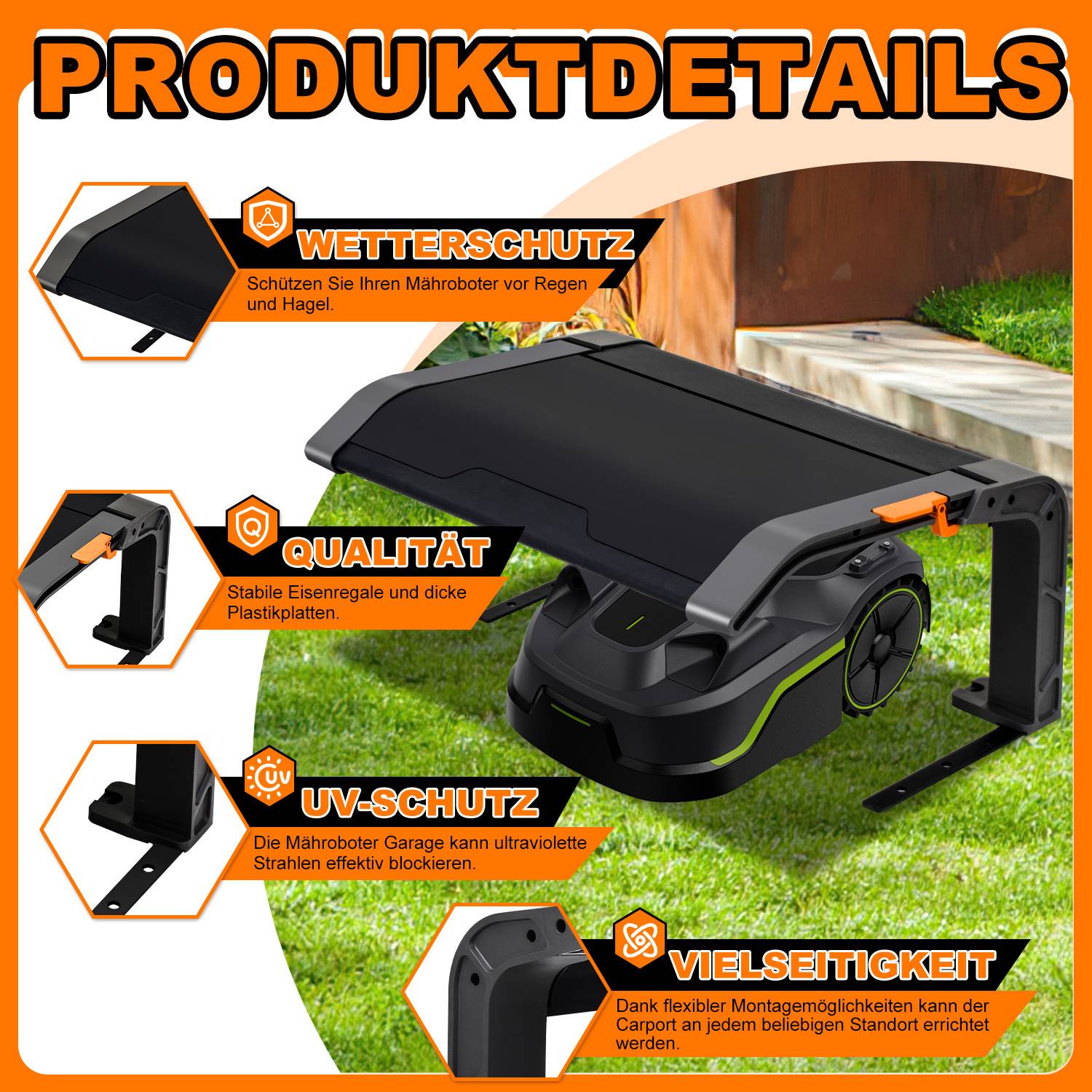 „Mähroboter-Carport