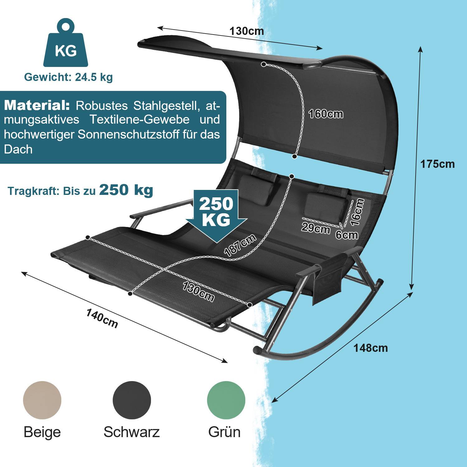 „Schaukelstuhl für die Lounge