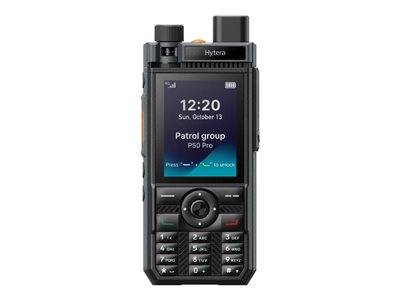 Ein digitales Funksprechgerät zeigt 