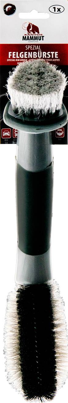 Ein schwarzer Textmarker mit grauer Spitze, vertikal auf weißem Hintergrund positioniert.