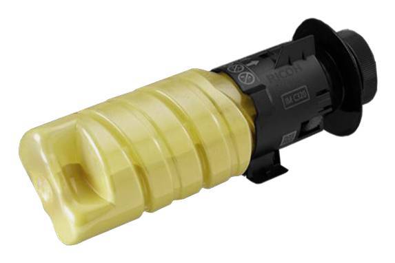 Ein gelb-schwarzer Elektrowerkzeug-Stecker oder Adapter mit strukturierter Griffoberfläche und Ausrichtungsmarkierungen.