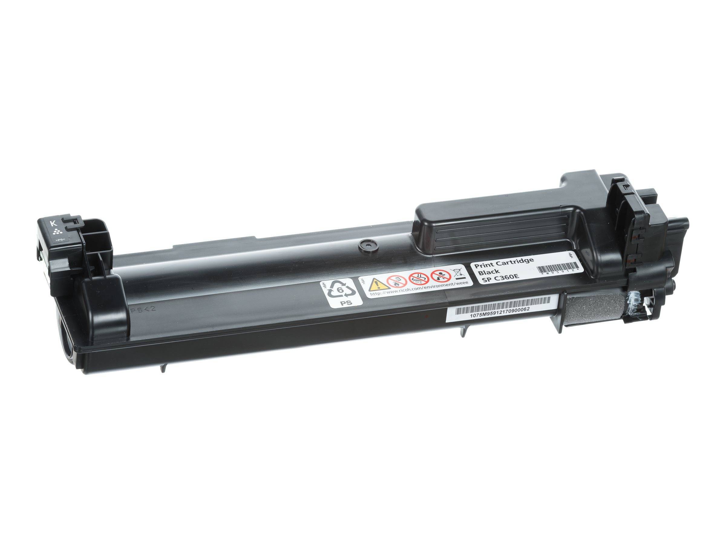 Eine schwarze Tonerpatrone mit der Aufschrift „Print Cartridge