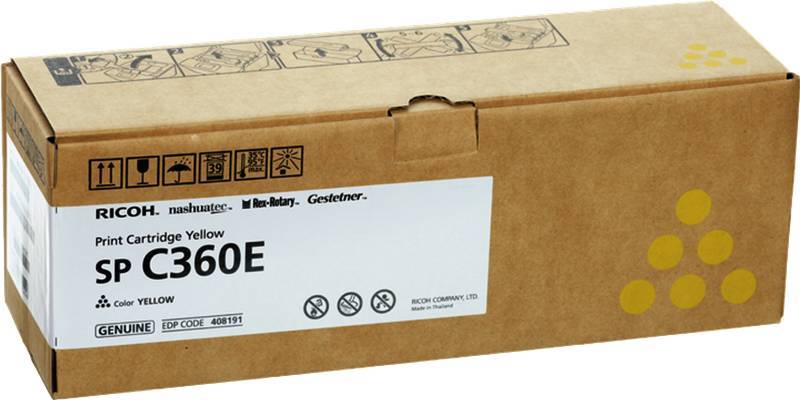 Ricoh-Tonerpatronen-Box, gekennzeichnet mit „60E