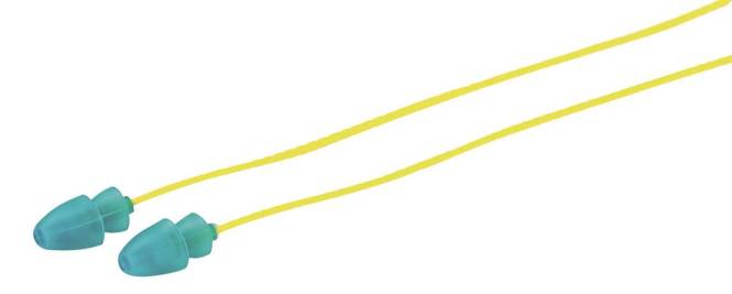 Zwei sich überlappende gelbe Wellenlnien auf weißem Hintergrund.