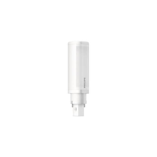 Eine kompakte Philips LED-Lampe mit Doppelstiftsockel, entworfen für energieeffiziente Beleuchtung.