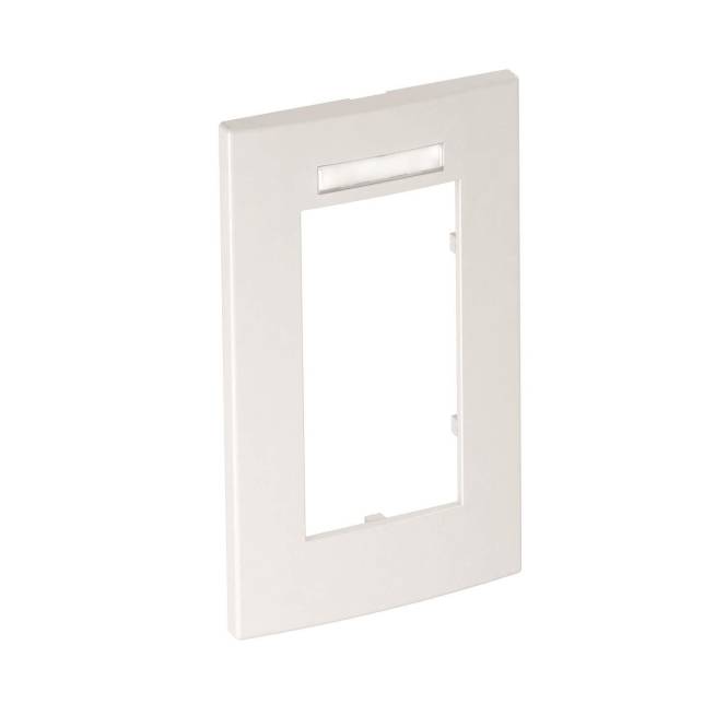 OBO AR45-BSF2 RW Abdeckrahmen Modul 45 2fach 84x140mm PC rws RAL9010 6119362 Install.Baumaterial