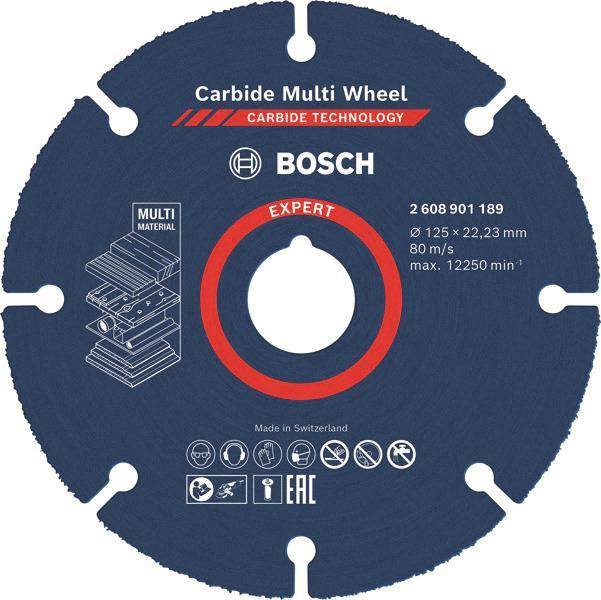 Kreissägeblatt mit der Bezeichnung „Bosch Carbide Multi Wheel