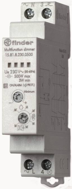 Ein Stromverteilerpanel mit der Aufschrift „230V, 500W max, 50-60Hz