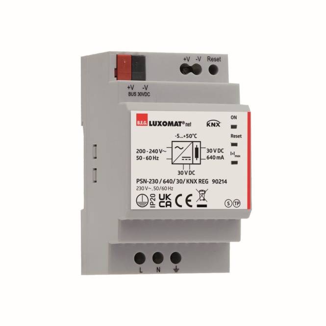 BEG 90214 PSN-230 / 640 / 30 / KNX REG BEG Netzteil /Spannunsgversorgung Install.Baumaterial KNX