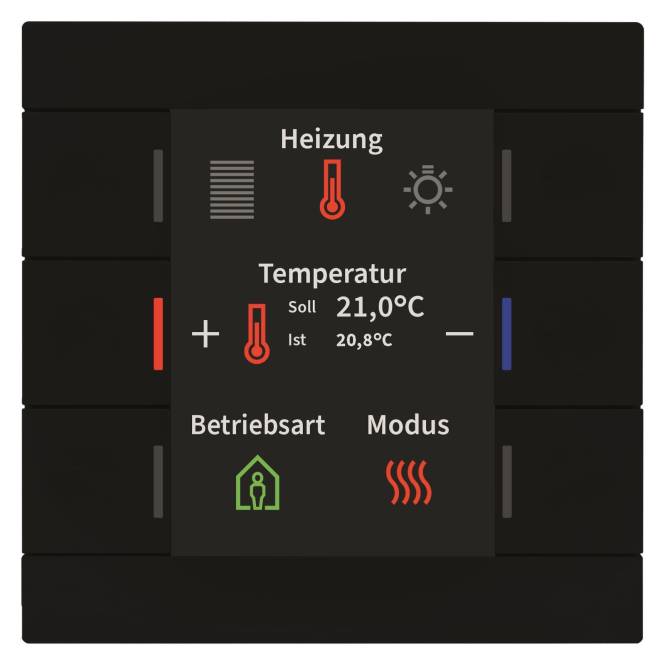 Ein weißes Elektroheizgerät mit einer Öffnung am unteren Ende.