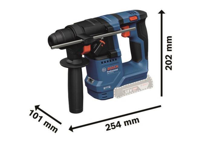 Bosch Akku-Bohrhammer GBH 18V-18 (solo C) 0611927000 Install.Baumaterial Werkzeug Messgeräte