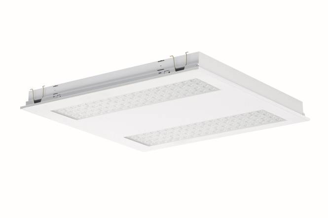 RIDI Einbauleuchte Lenses weiß 0837745 LED 3690lm 4000K M625mm DALI dimmbar Techn.Licht/Wohnraum