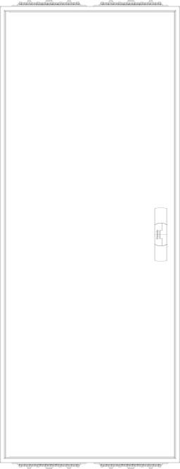 Eine weiße Seite mit einem vertikalen Textfeld am rechten Rand, das das Wort „INTERNET