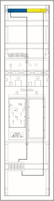 f-tronic 1 ZP DS 1 R 7195006 EHZ711HDS Install.Baumaterial Zählerschr./Verteilg