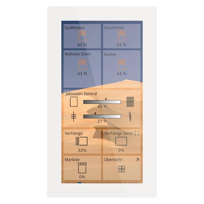 MDT BE-GTSP6TW.01S Glas Touch Smart Plus 6Zoll Secure Weiß Install.Baumaterial Schaltermat/Geb.Steu