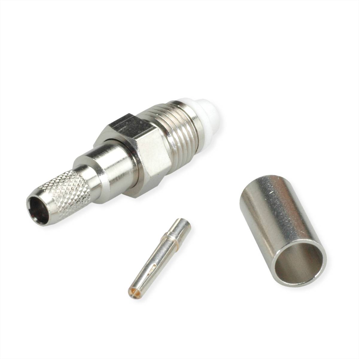 TELEGÄRTNER FME-Kabelbuchse crimp für RG-58C/U Koaxialstecker Crimp