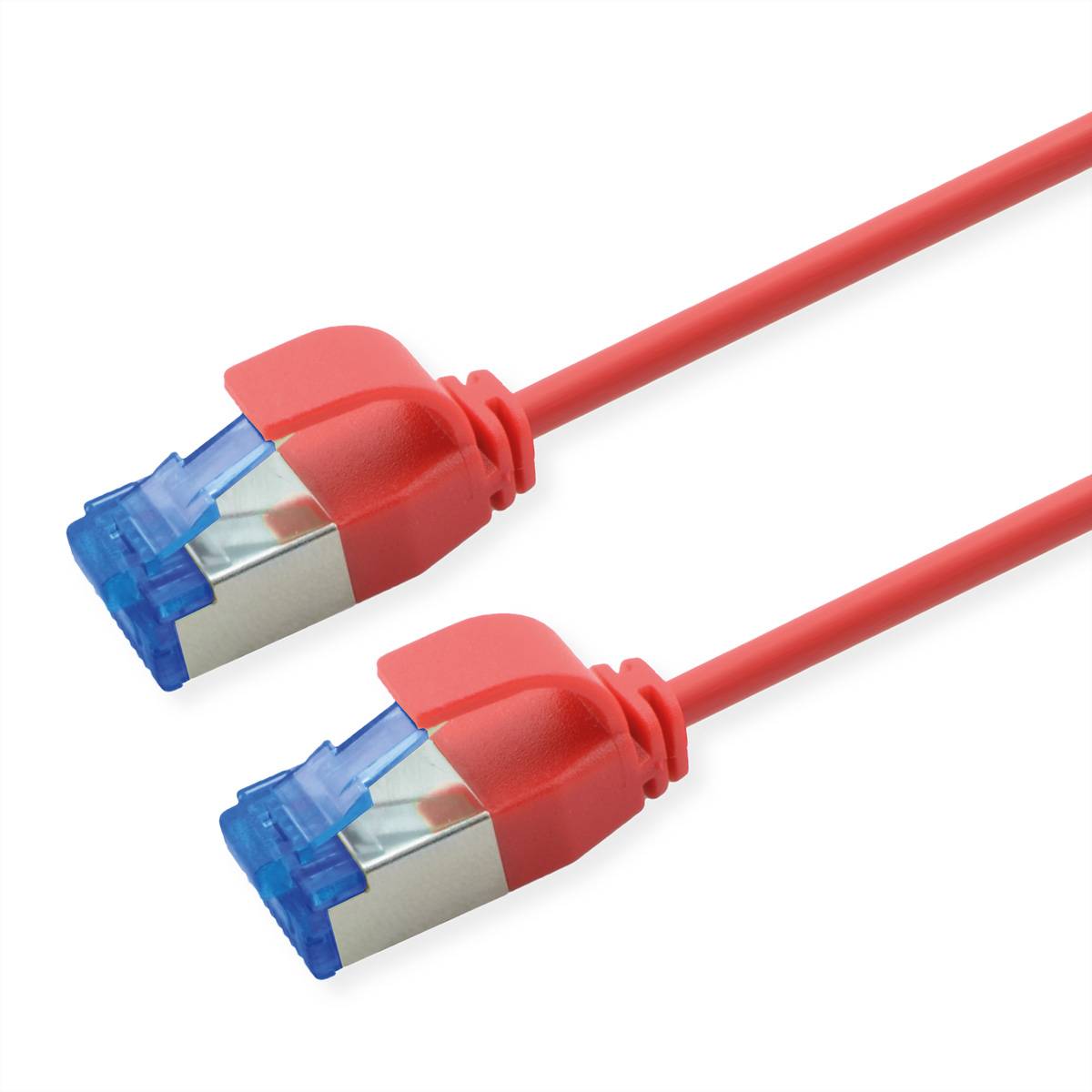 ROLINE Patchkabel Cat.6A (Class EA) S/FTP (PiMF), LSOH, PoE, rot, 0,3 m Twisted Pair Kabel (PiMF)