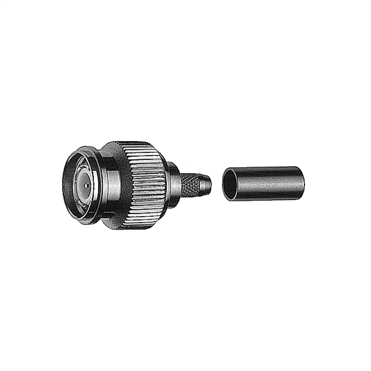 TELEGÄRTNER TNC-Crimpstecker 50 Ohm für G30 (1.5/3.8) Koaxialstecker TNC-Kabelstecker Crimp