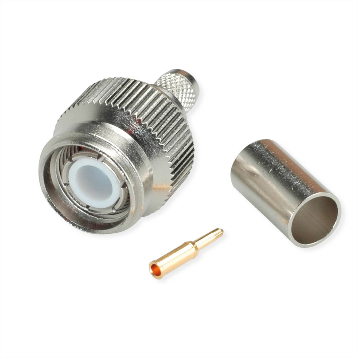 TELEGÄRTNER TNC-Crimpstecker 50 Ohm für G30 (1.5/3.8) Koaxialstecker TNC-Kabelstecker Crimp