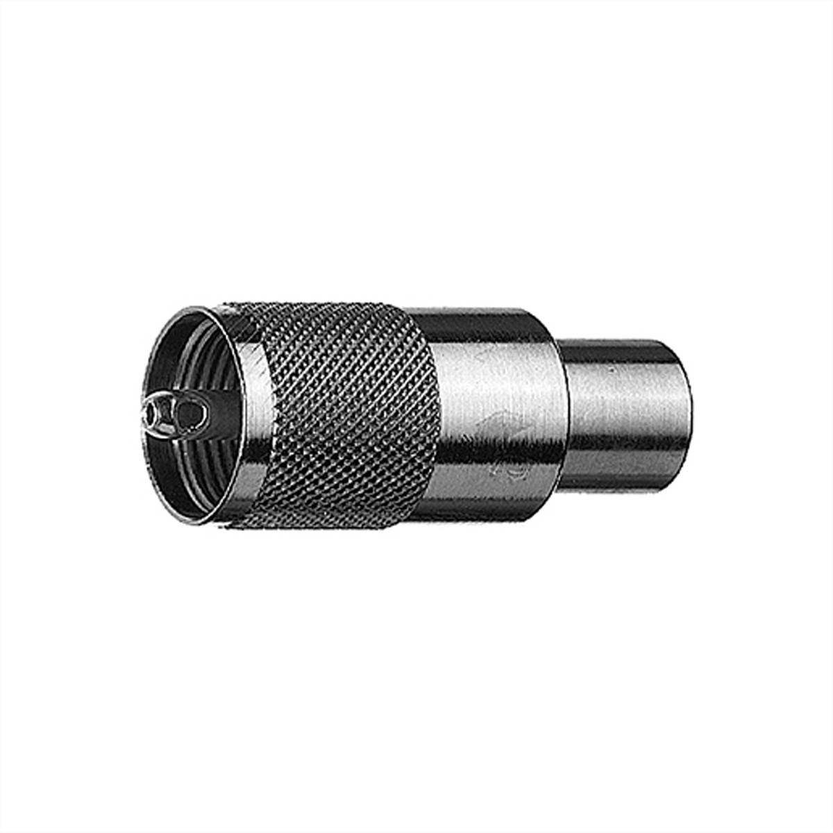 TELEGÄRTNER UHF-Stecker RG58C/U-59B/U, PTFE Lötanschluss Koaxialstecker UHF-Kabelstecker