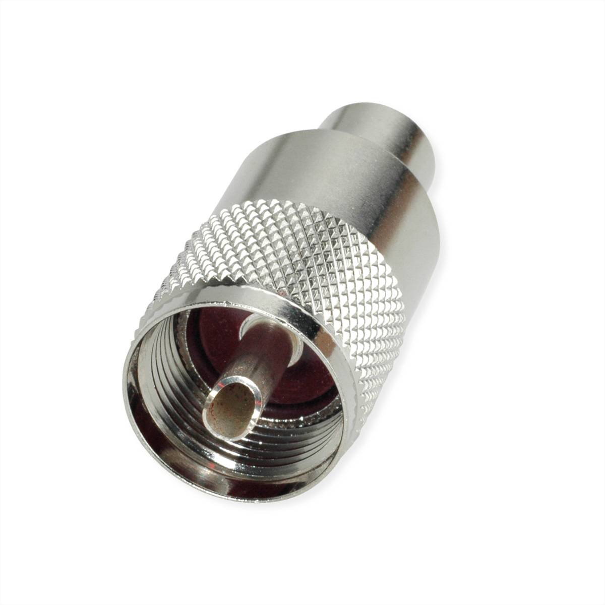 TELEGÄRTNER UHF-Stecker RG58C/U-59B/U, PTFE Lötanschluss Koaxialstecker UHF-Kabelstecker