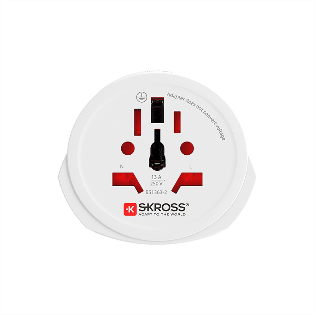 Skross World to Europe retail Stromversorgung Reisesteckeradapter