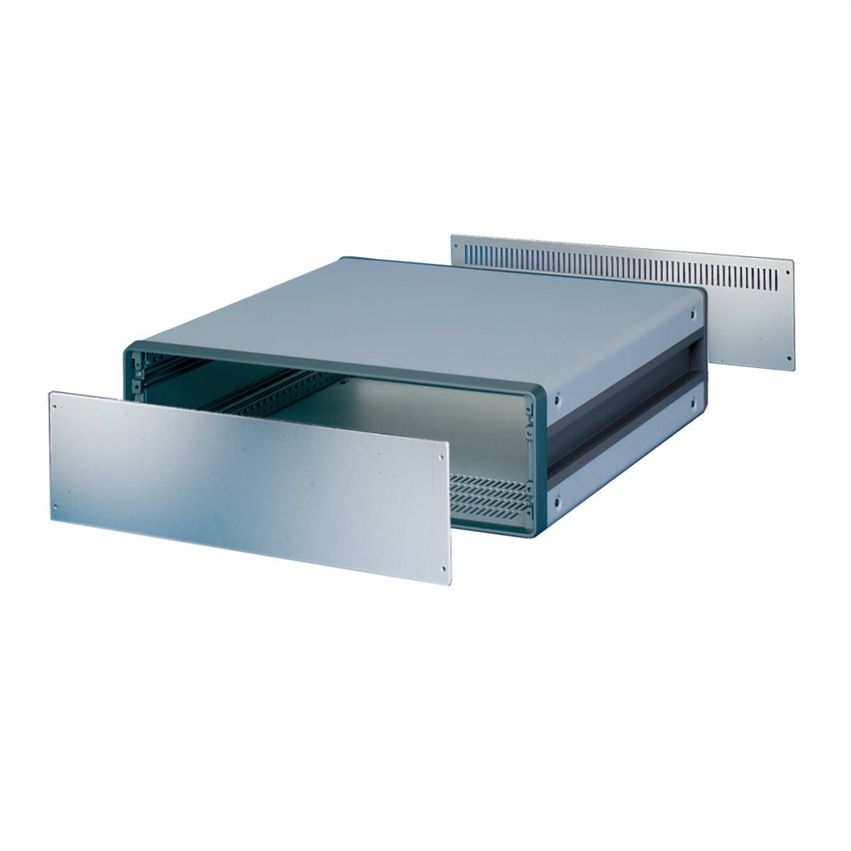 SCHROFF Frontplatte - FRONTPLATTE 3HE 63TE ELOX. 19 Schränke &amp, Ausbauteile Compac PRO