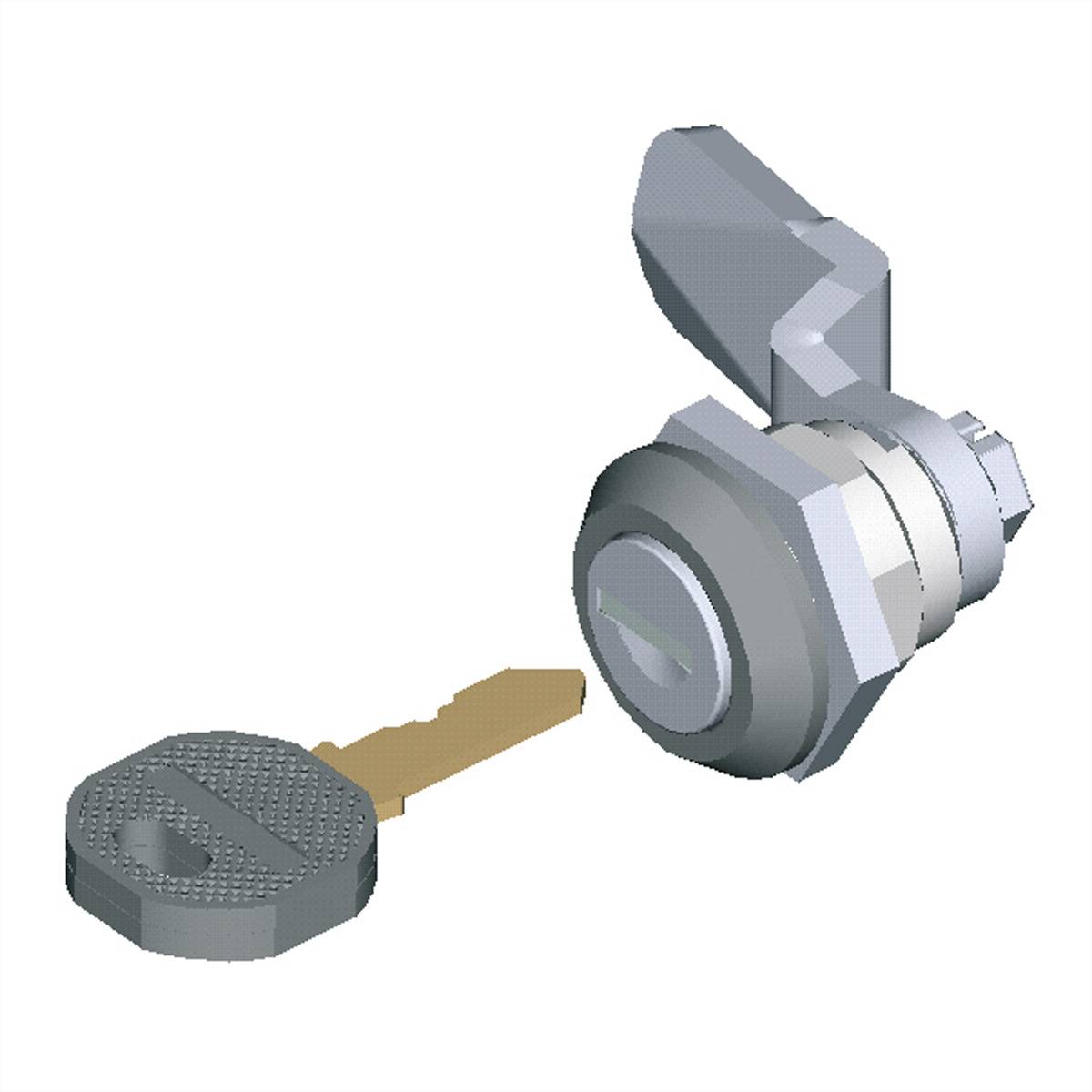 APRANET Zylinder-Vorreiber mit Schließung EK 333, zum Verschließen der Haube von 26.50.1040 Stand