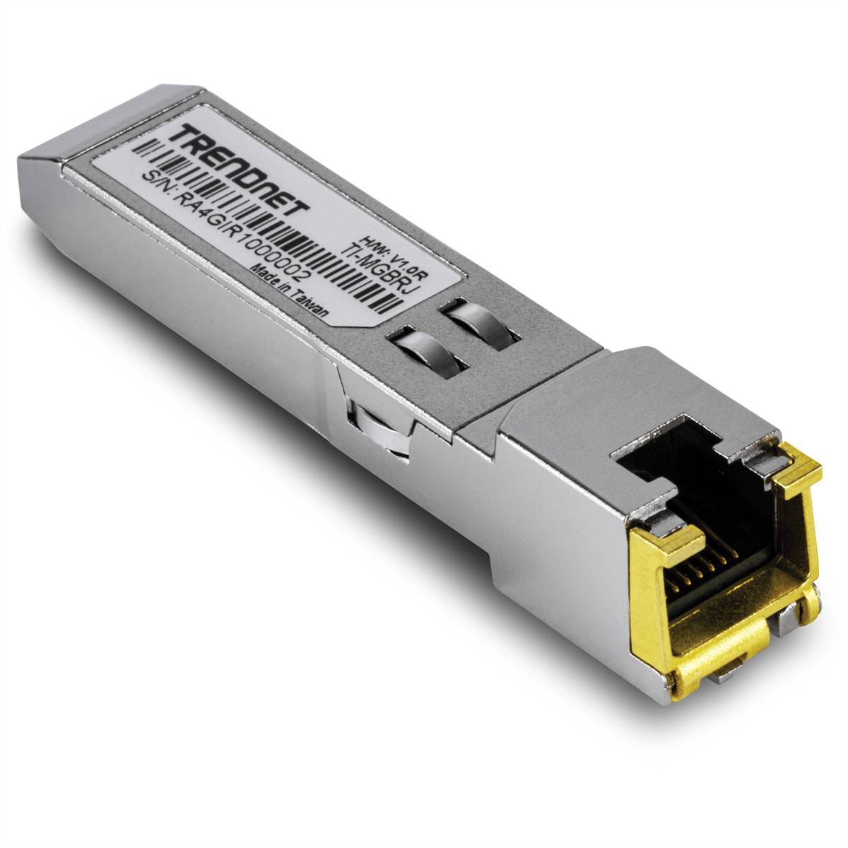 TRENDnet TI-MGBRJ 1000BASE-T Industrial SFP RJ45 Modul Networking SFP (Mini-GBIC)-Transceiver-Modul