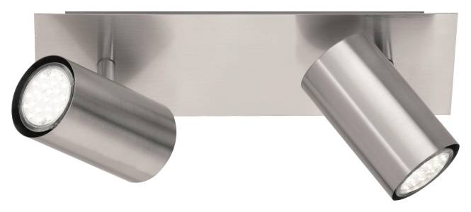 TRIO Deckenstrahler Marley 802400207 exkl. 2xGU10 max.35W L=300mm nickel matt Techn.Licht/Wohnraum