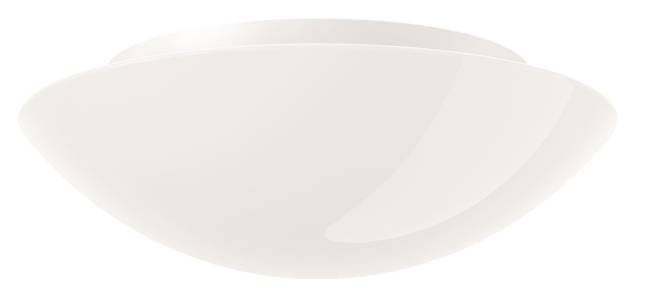 Eine einfache, weiße, flache Schüssel vor einem schlichten Hintergrund.