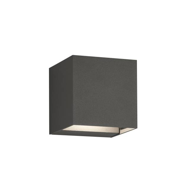TRIO Wandl. ADAJA grafit IP54 226860242 6W 3000K 480Lm Lichtaustr.verstellbar Techn.Licht/Wohnraum
