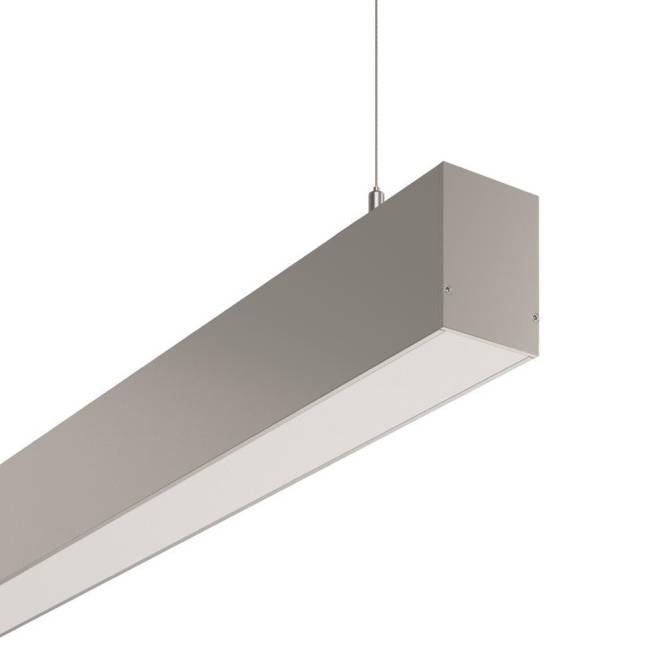 RZB LESS IS MORE 50 silber 312313.004.1 Pendelleuchten 4050lm 4K opal L=1407mm Techn.Licht/Wohnraum