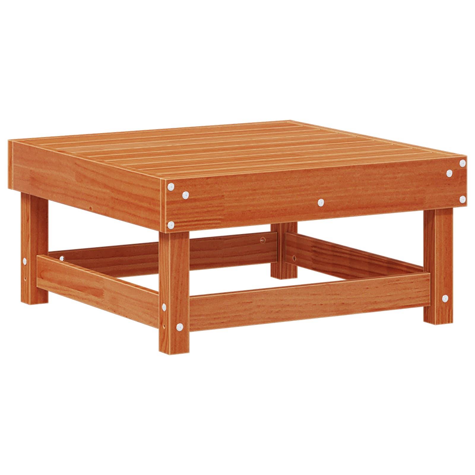 vidaXL Garten-Lounge-Set 7 pcs Wachsbraun Massives Kiefernholz