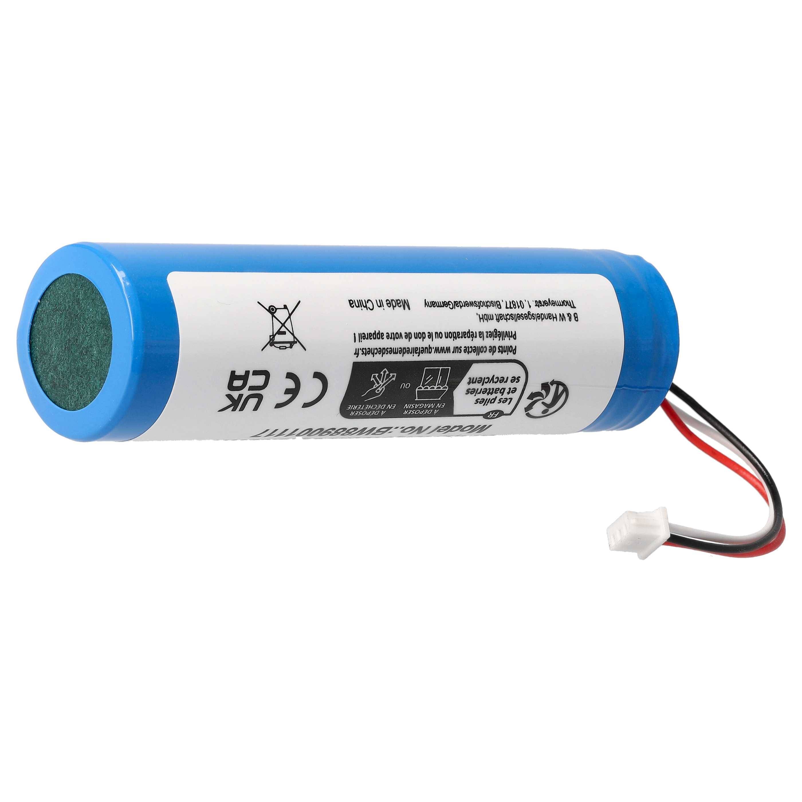 vhbw Akku Ersatz für Philips 1S1PBL1865-2.6 für Babyphone Babytalker (3400 mAh, 3,7 V, Li-Ion)